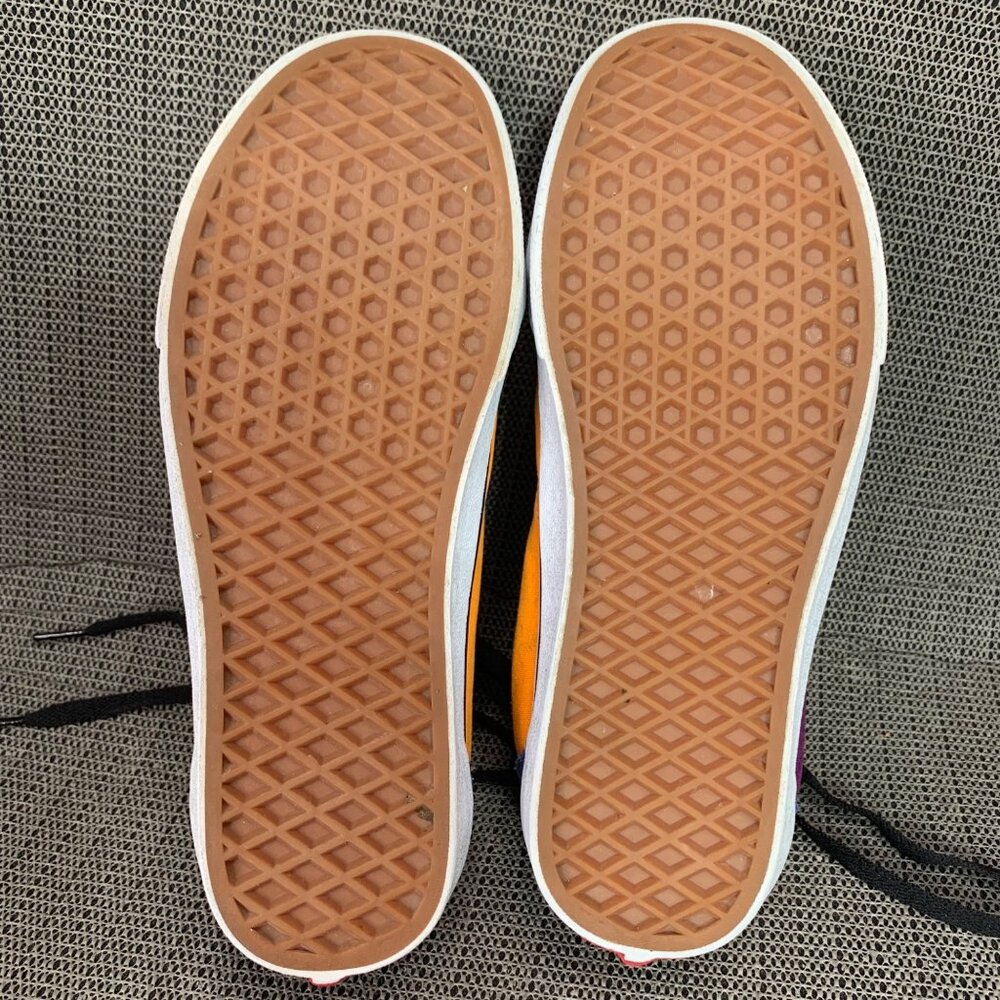 Vans Old Skool Mix & Match Grape Juice/Bright Marigold Mens Size 7 Skate Shoes - Picture 6 of 7